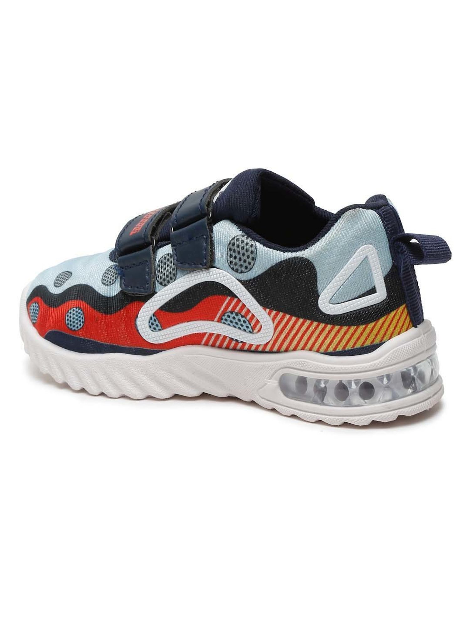 Tiny Bugs Kids White & Red Casual Sneakers