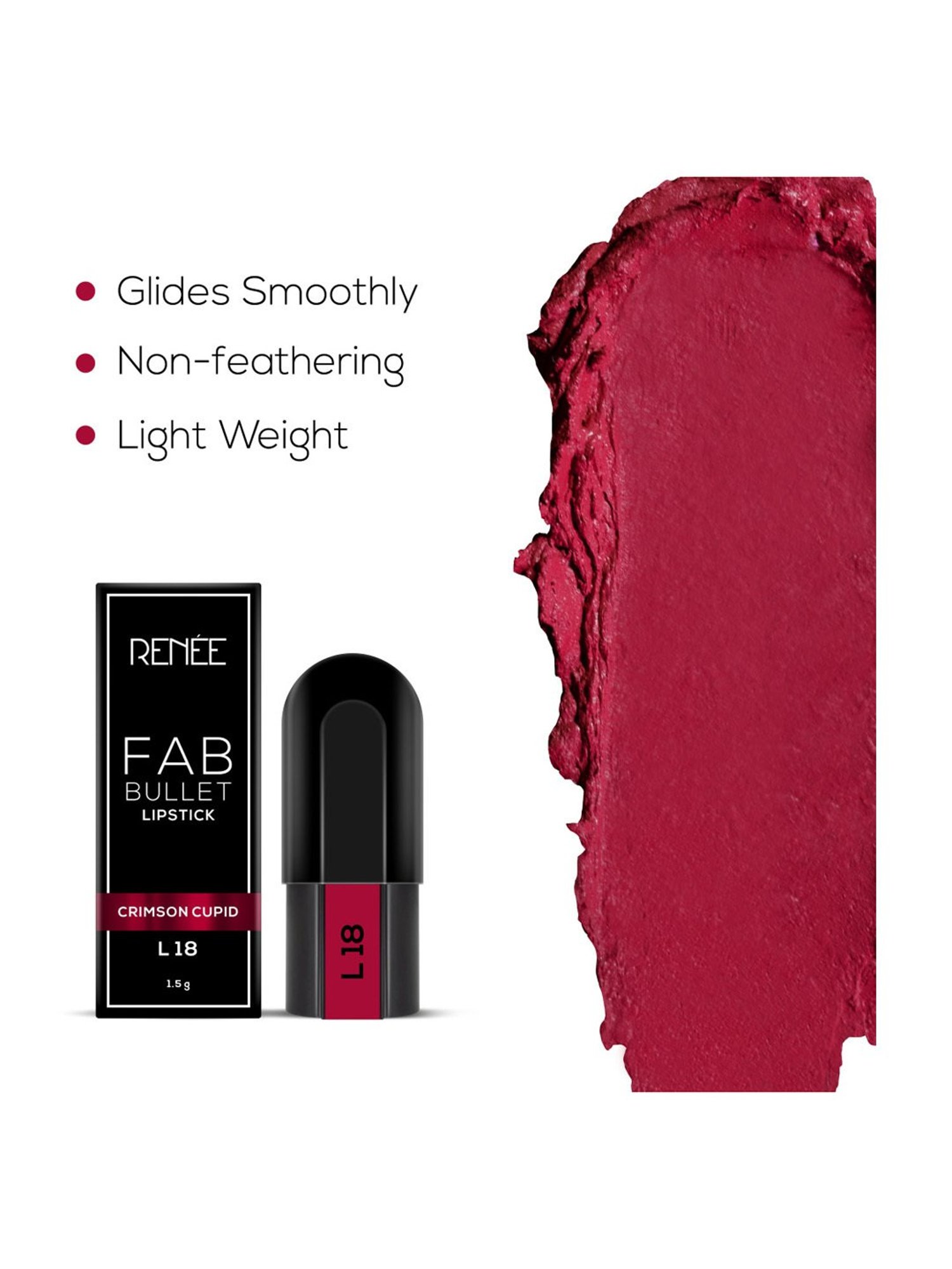 Renee Fab Bullet L 18 Crimson Cupid - 1.5 gm