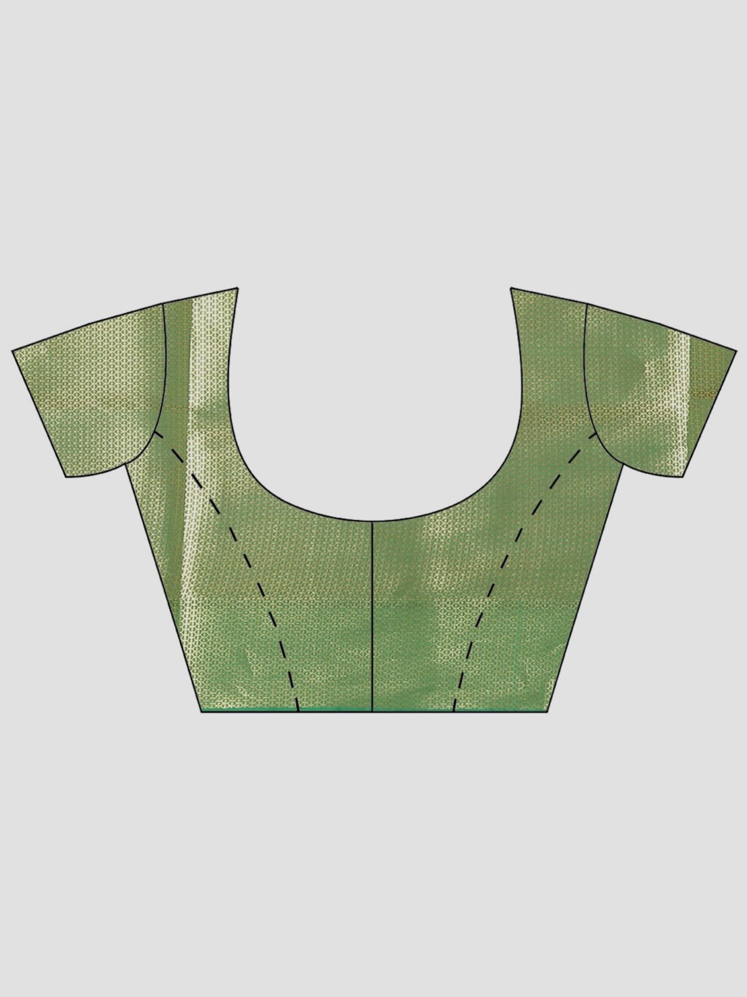 Banarasi Silk Works Green Woven Saree With Unstitched Blouse