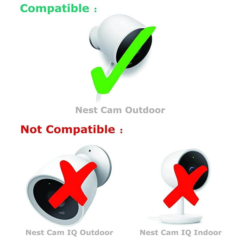 Nest Cam Outdoor Silicone Skin  Camouflage Protective Case Cover for Nest Cam Outdoor Security Camera Accessories 1 Pack Camouflage