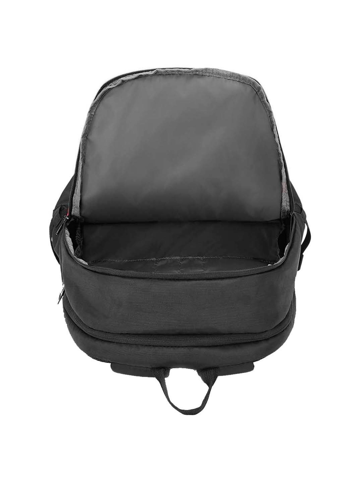 United Colors of Benetton Olivine 9 Ltrs Black & Red Small Laptop Backpack