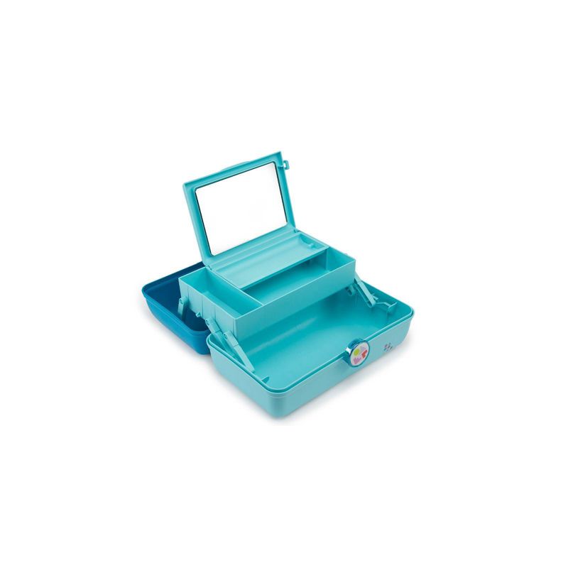 Caboodles On The Go Girl Makeup Bag - Turquoise over Sky Blue