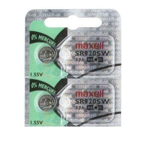 10 Pcs 371 Battery SR920SW Maxell Batteries