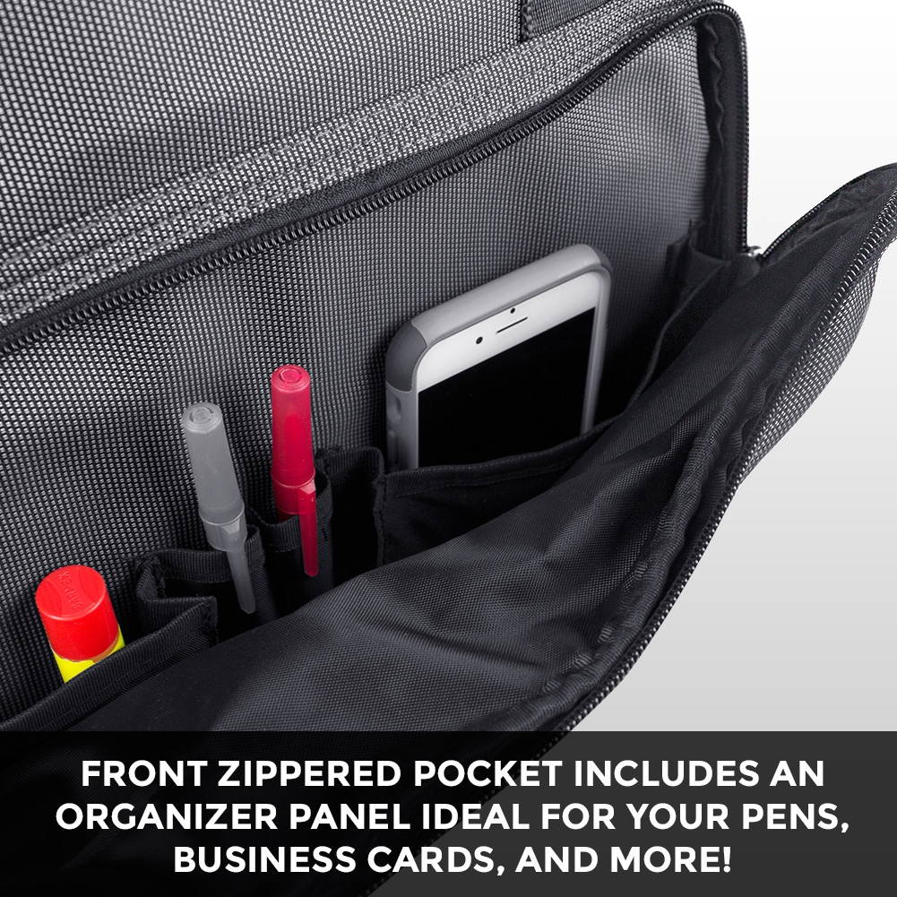 Professional Ladies Laptop Tote for 15.6" Laptops, Gray