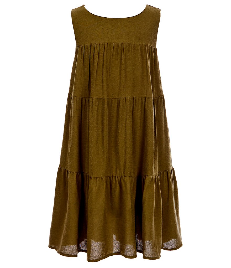 Guess Big Girls 7-16 Striped Overall Dress