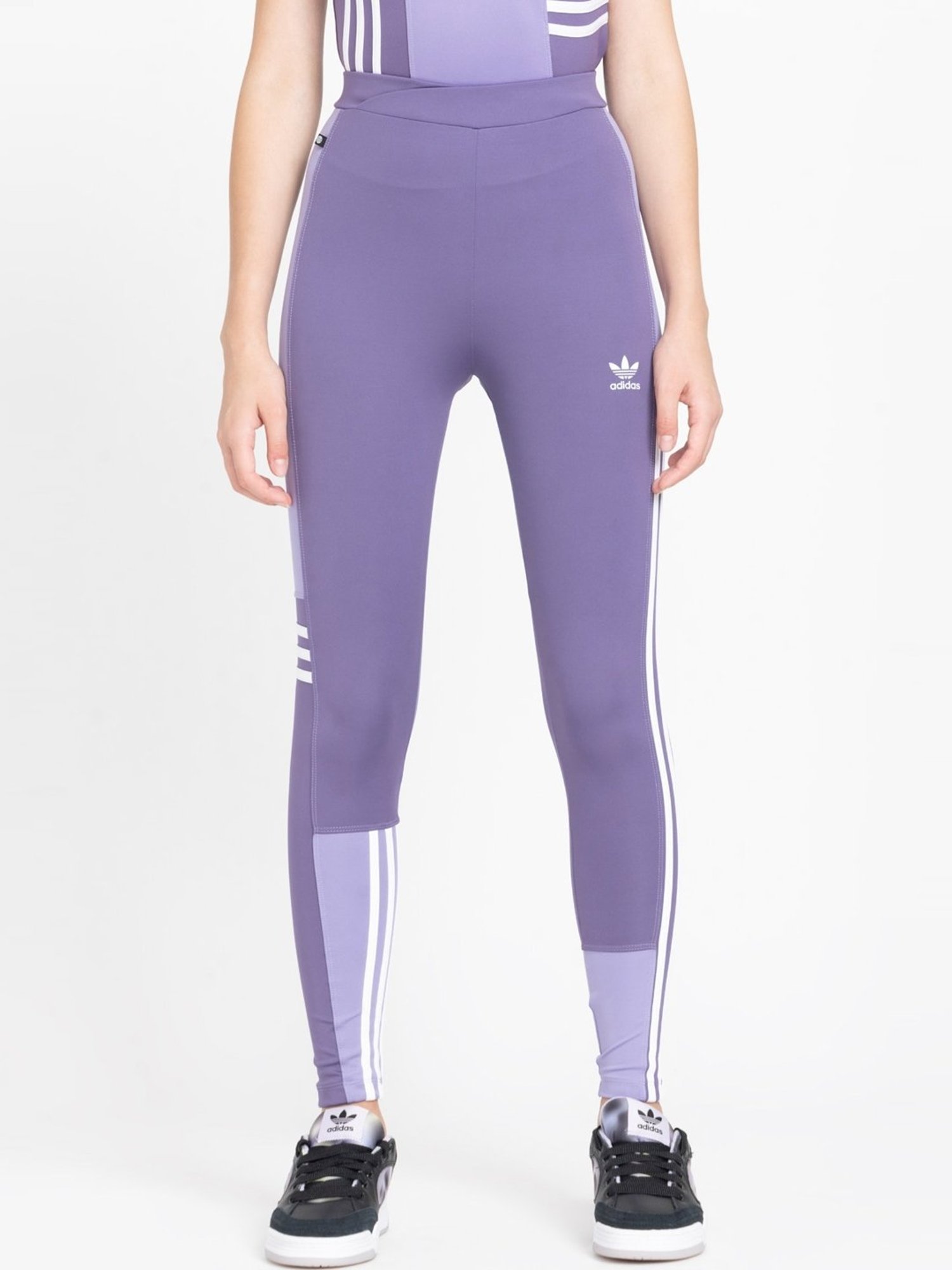 Adidas Originals Purple Printed Tights