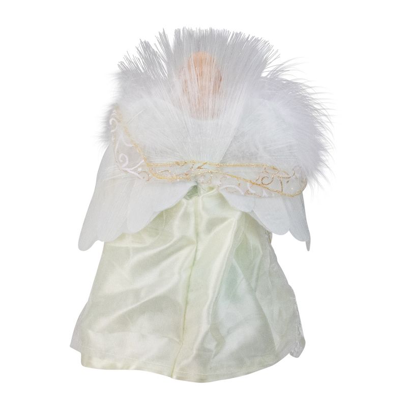 J. Hofert Co 9.5" Lighted Clear Constant Wide Angle 5 Point Star Christmas Tree Topper - Multicolor LED lights