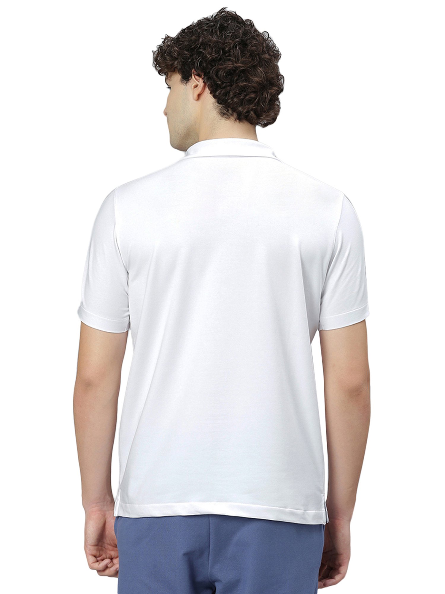 Slowave White Regular Fit Shirt