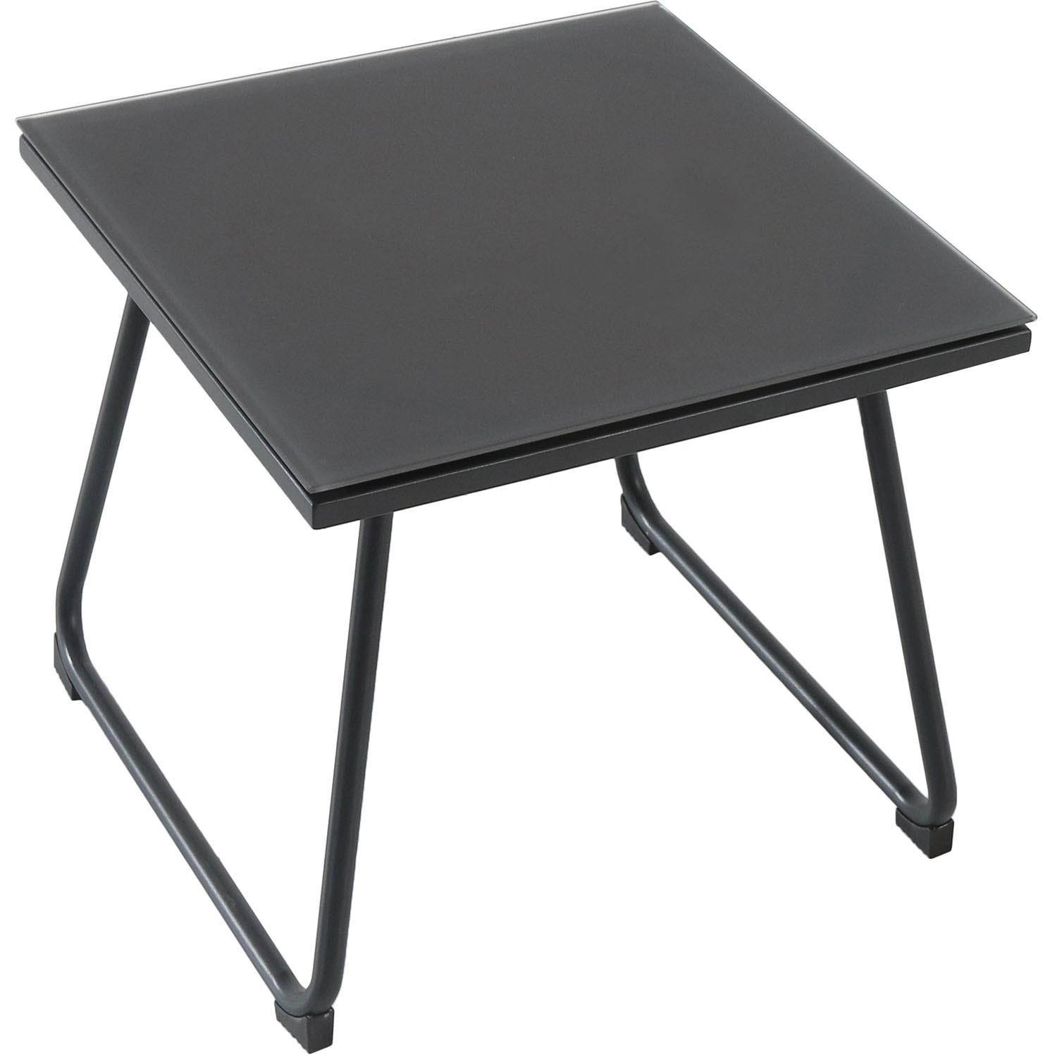 Hanover ACCENT3PC-NVY Wicker Scoop Chat Set with Cushions - Steel & Navy, 3 Piece