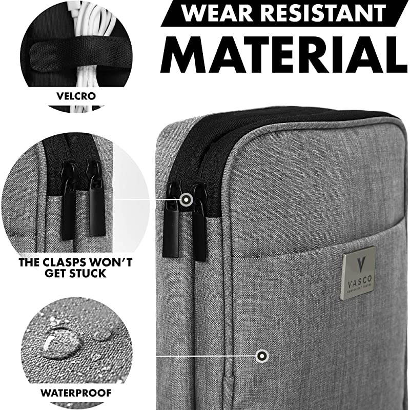 Travel Electronics Gadget Cable Organizer Bag Smart Safe Storage Grey