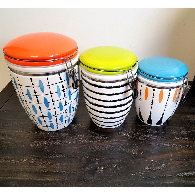 Studio California Luminescent Mix 3 Piece Canister Set