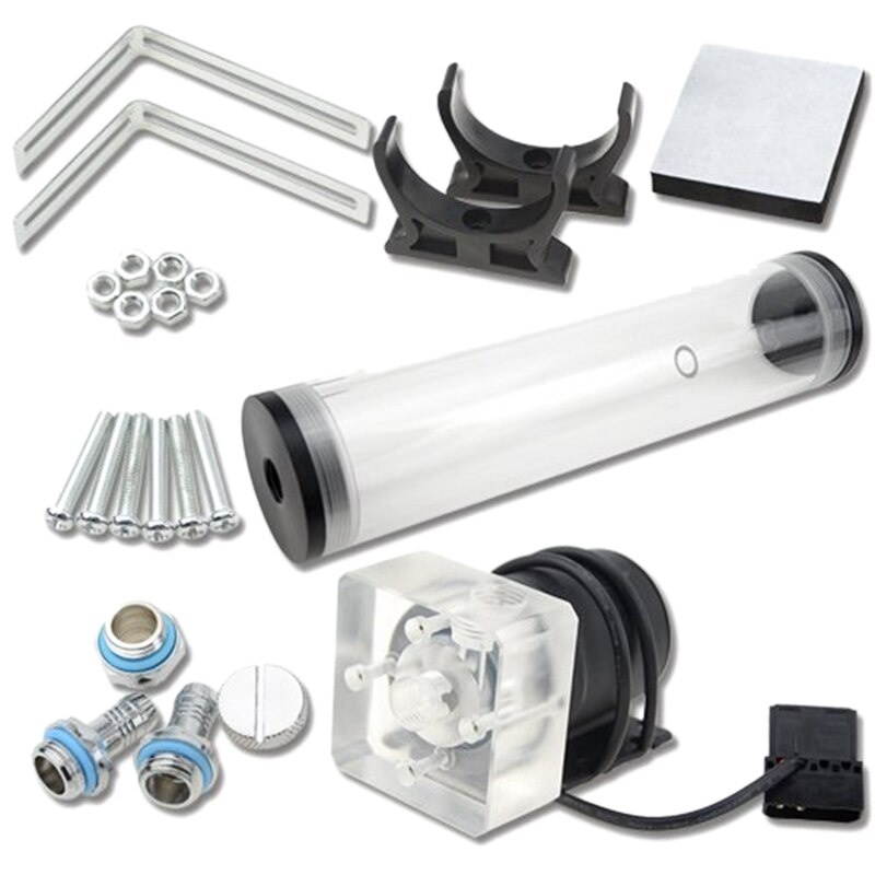 600L/H 19W Dc12V Cpu Cooling Heat Exchanger Water Pump Tank 255 Ml Co2 Cooler