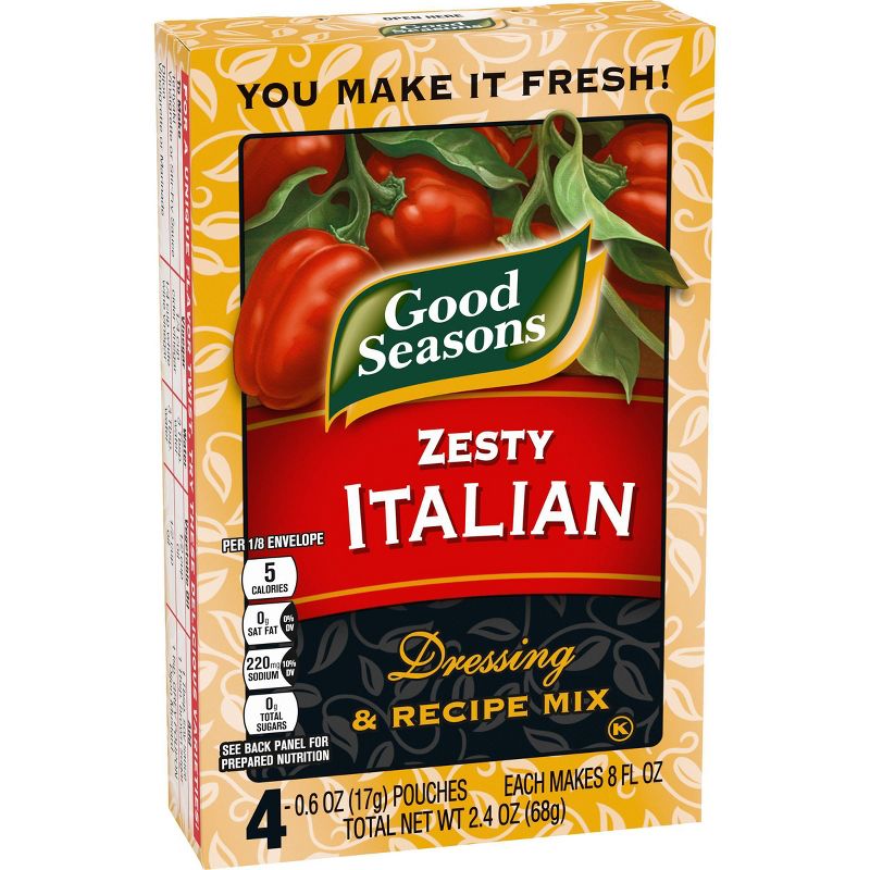 Good Seasons Zesty Italian Dressing & Recipe Mix 4ct