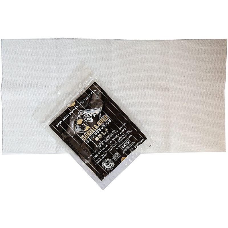 Gorilla Gold Reusable Tackifying Golf Grip Enhancer Towel