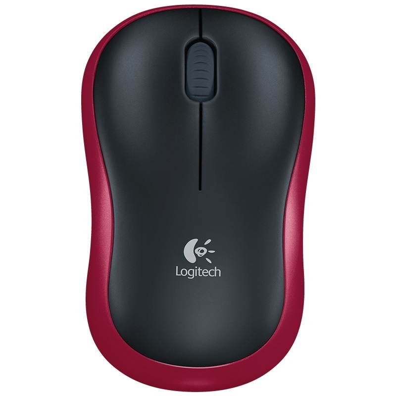 Logitech M185 2.4GHz 3-keys 1000DPI Wireless Optical Mouse, Wireless Range: 10m