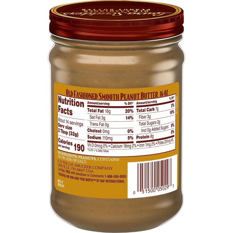 Laura Scudder All Natural Smooth Peanut Butter - 16oz