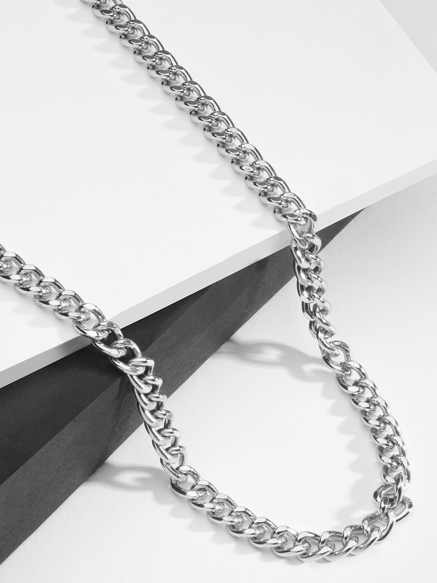 The Bro Code Silver-Plated Linked Necklace for Men