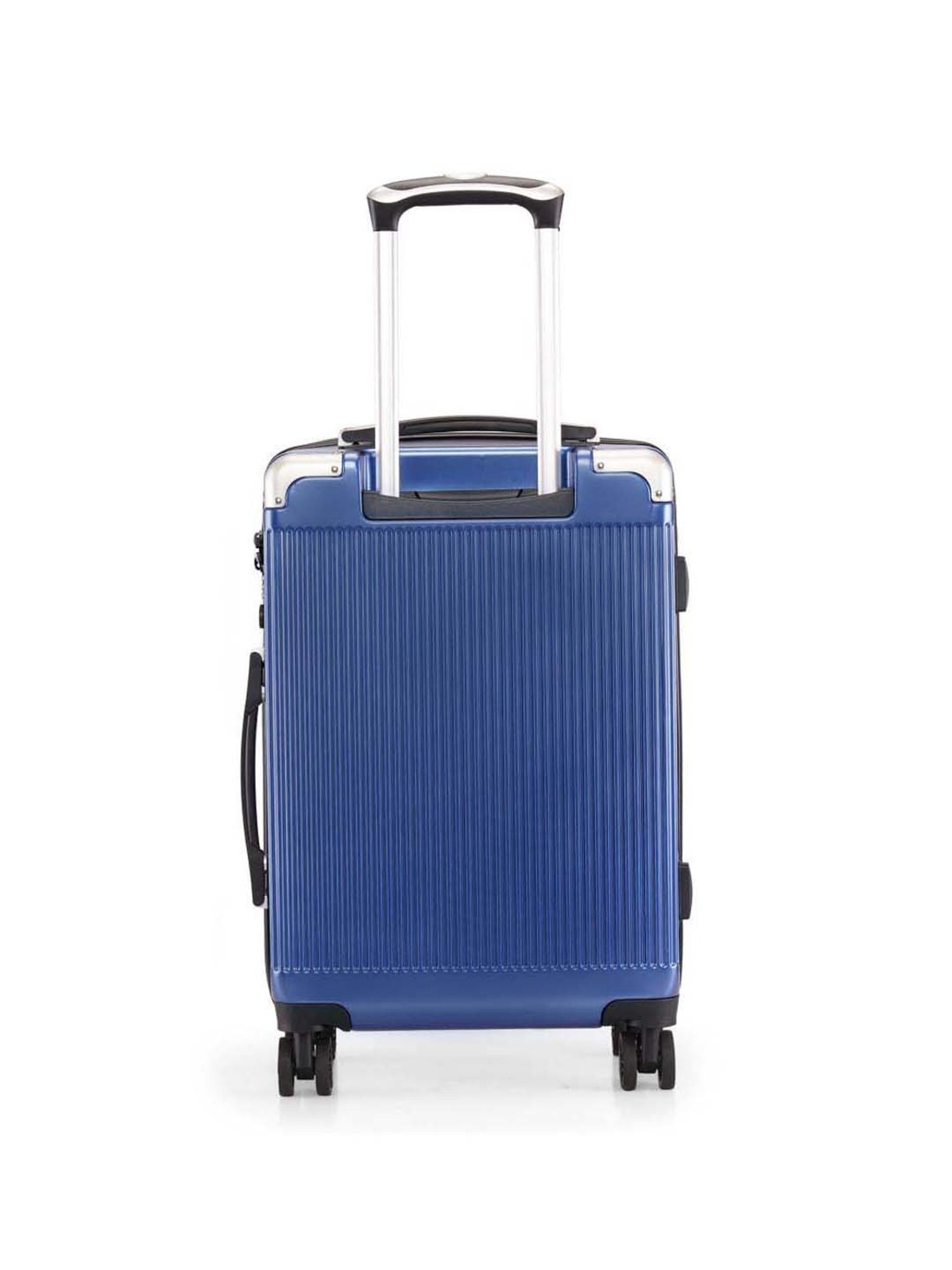Swiss Brand Geneve Powder Blue 8 Wheel Small Hard Cabin Trolley - 36 Inch
