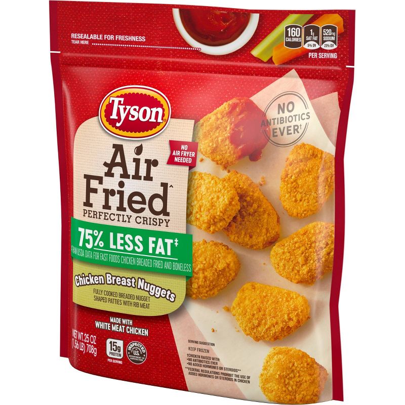 Tyson Air Fried Chicken Nuggets - Frozen - 25oz