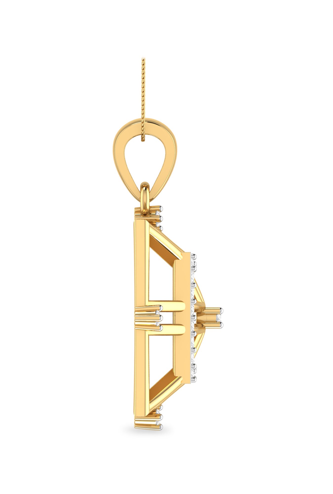 PC Jeweller Nabh 22 kt Gold Pendant without Chain