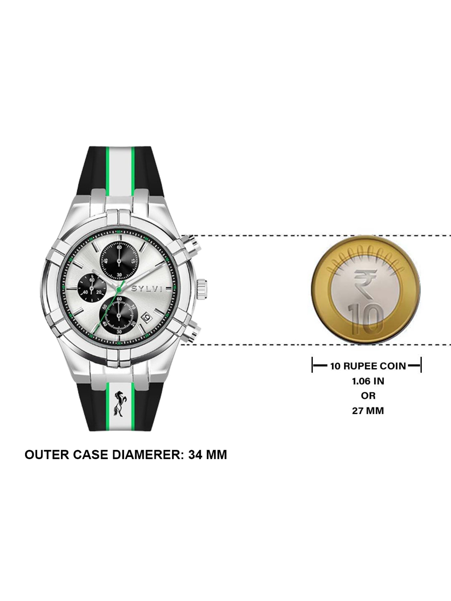 Sylvi NITRONEON 2 Chronograph Watch for Men