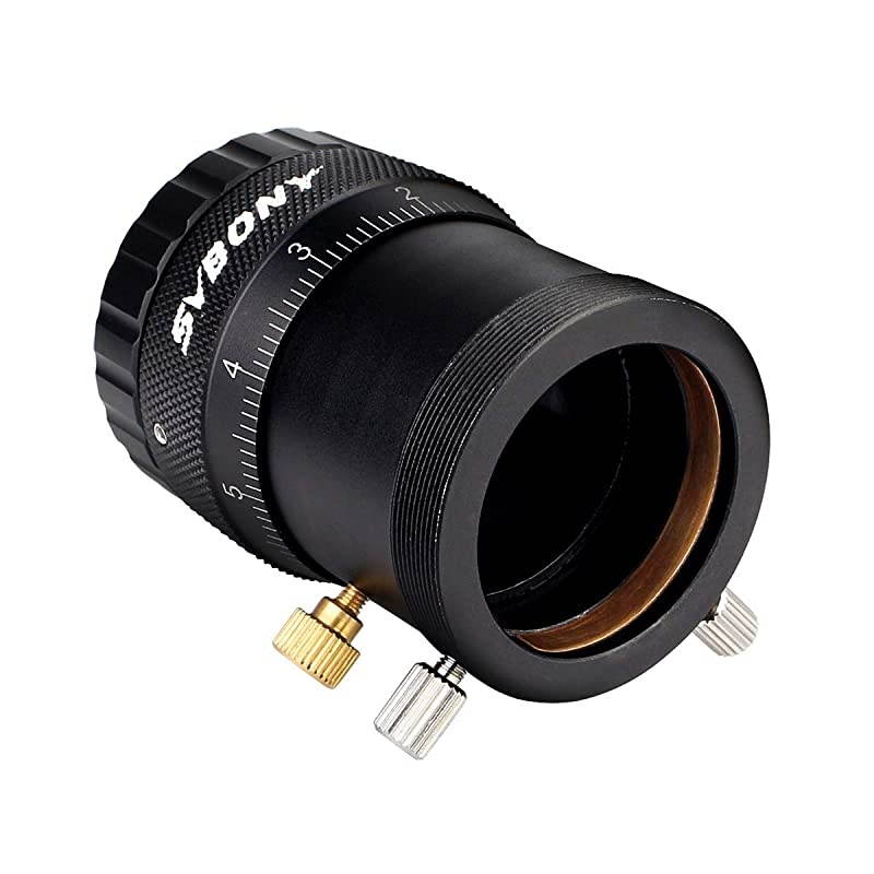 1.25 inches Double Helical Focuser High Precision for Telescope Finder Guidescope with Brass Compression Ring (M42x0.75)