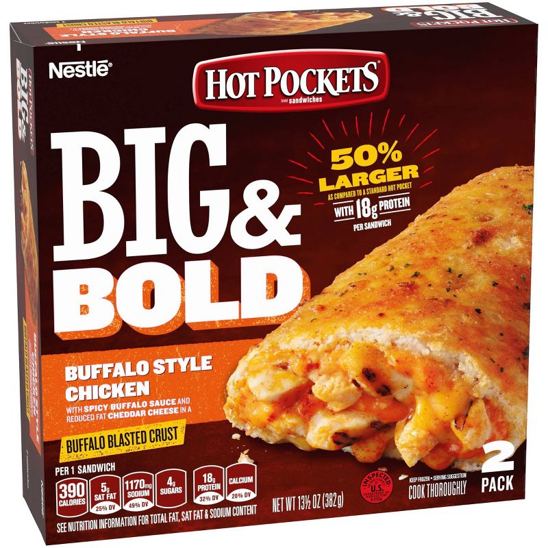 Hot Pocket Big & Bold Buffalo Style Chicken - 13.5oz