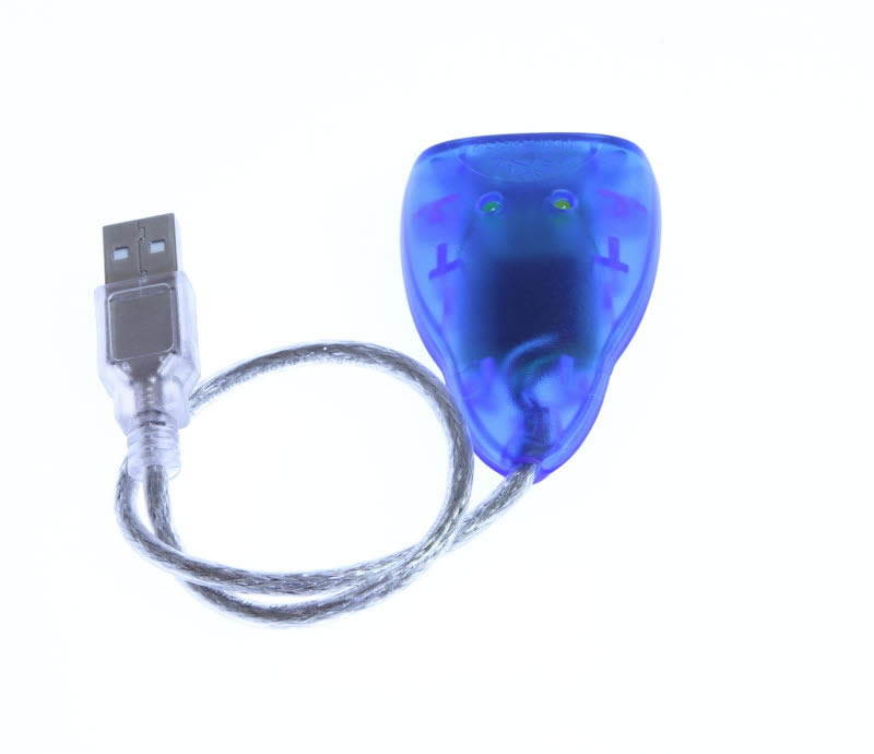 USBGear&reg; USB to Serial Adapter, 9-pin male, provides transmit & receive lights with FTDI chipset