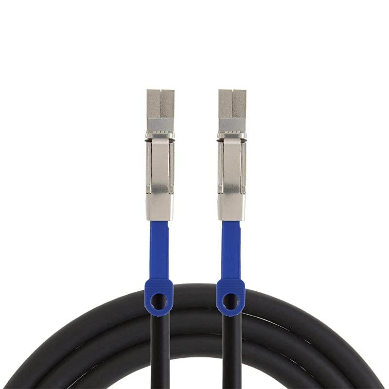 3.3 FT External HD Mini SAS SFF-8644 to SFF-8644 Cable, 1M Black