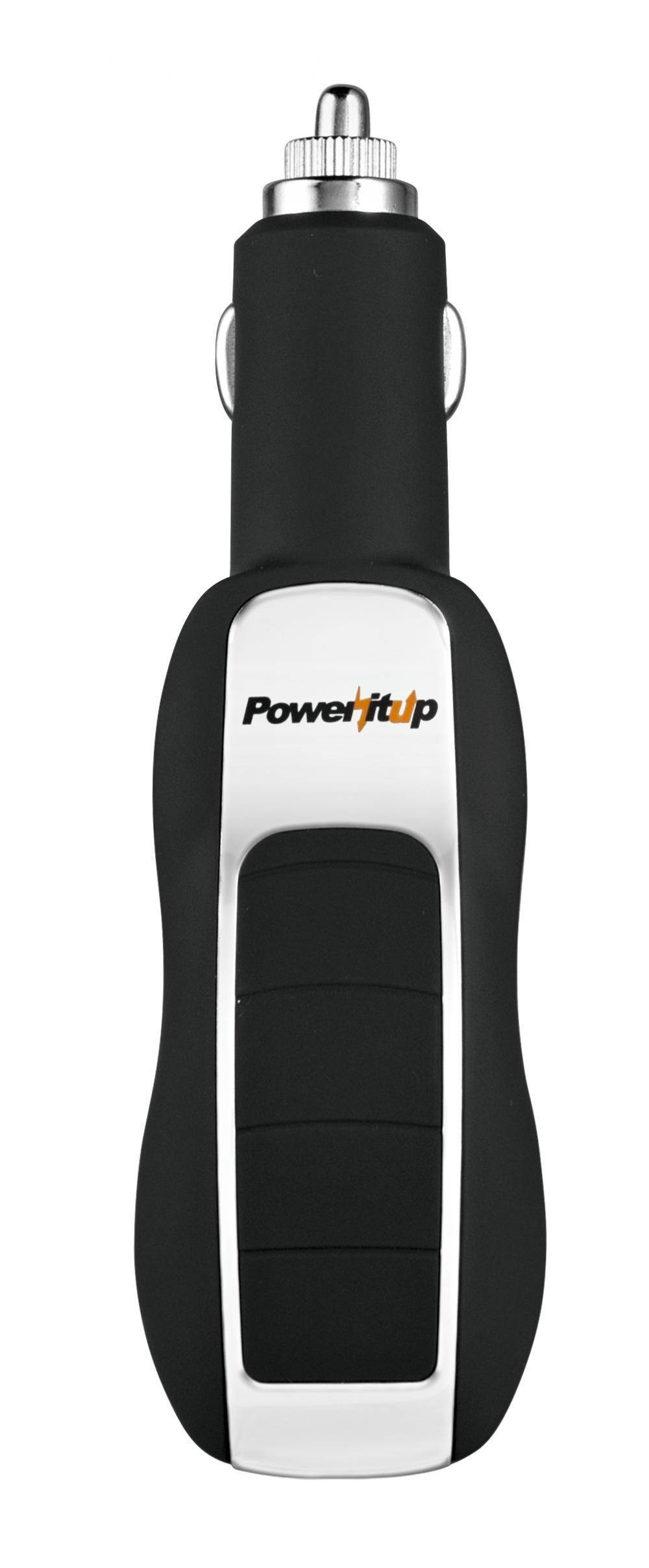 PowerItUp PBC-3012 2 in 1 USB Car Adapter & 3,000 mAh Power Bank