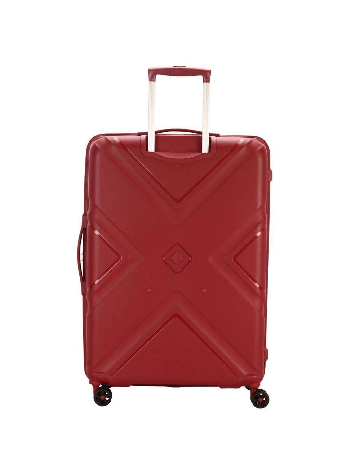 American Tourister Red Textured Hard Cabin Trolley - 37 cm