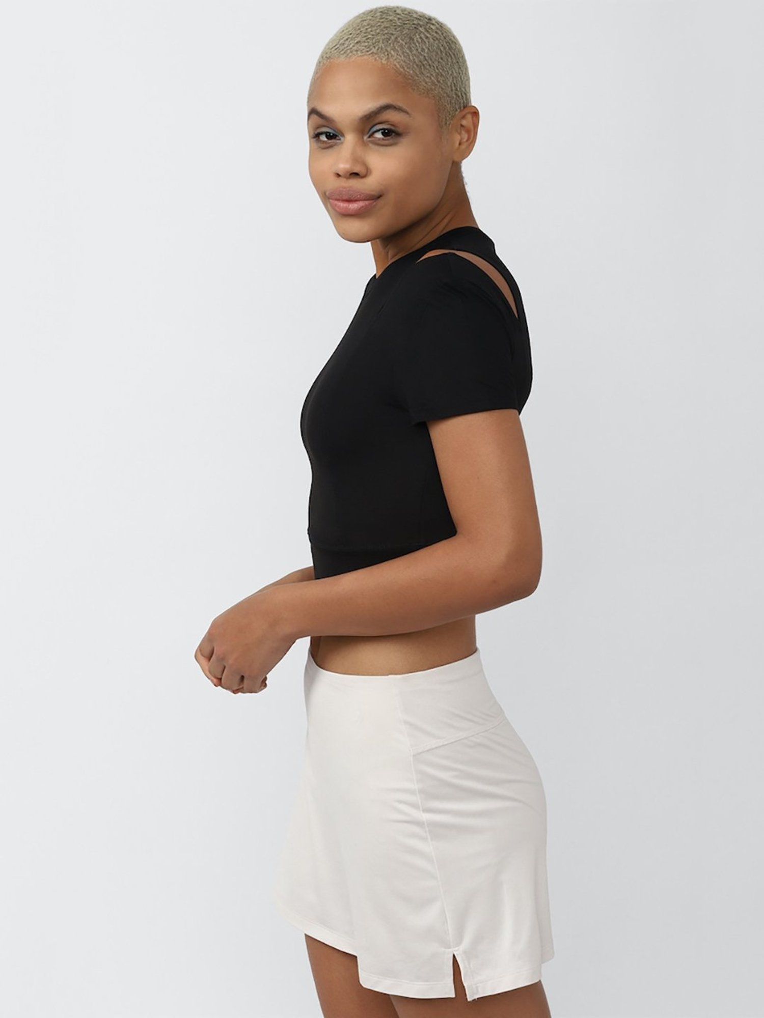 Forever 21 Black Crop Top