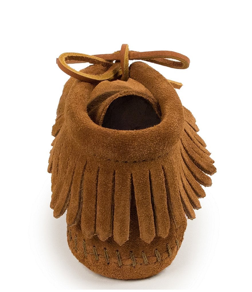 Minnetonka Kids' Suede Fringe Boot Softsole (Infant)