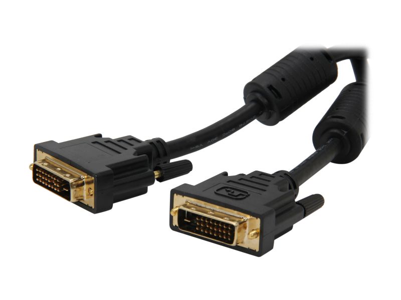 DAT 7321D Black Male to Male One DVI-D to DVI-D Single Link Cable