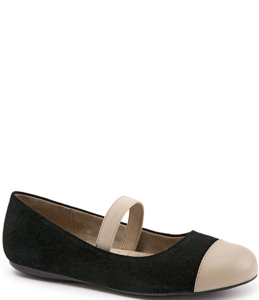 SoftWalk Napa Suede Mary Jane Flats