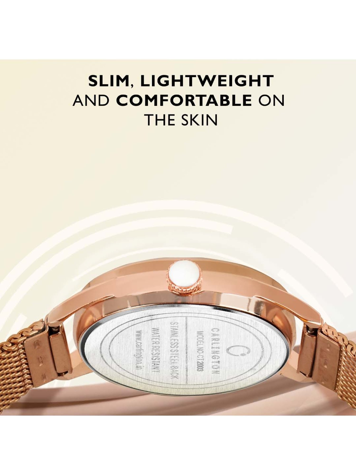 CARLINGTON CT 2003 Analog Watch for Women