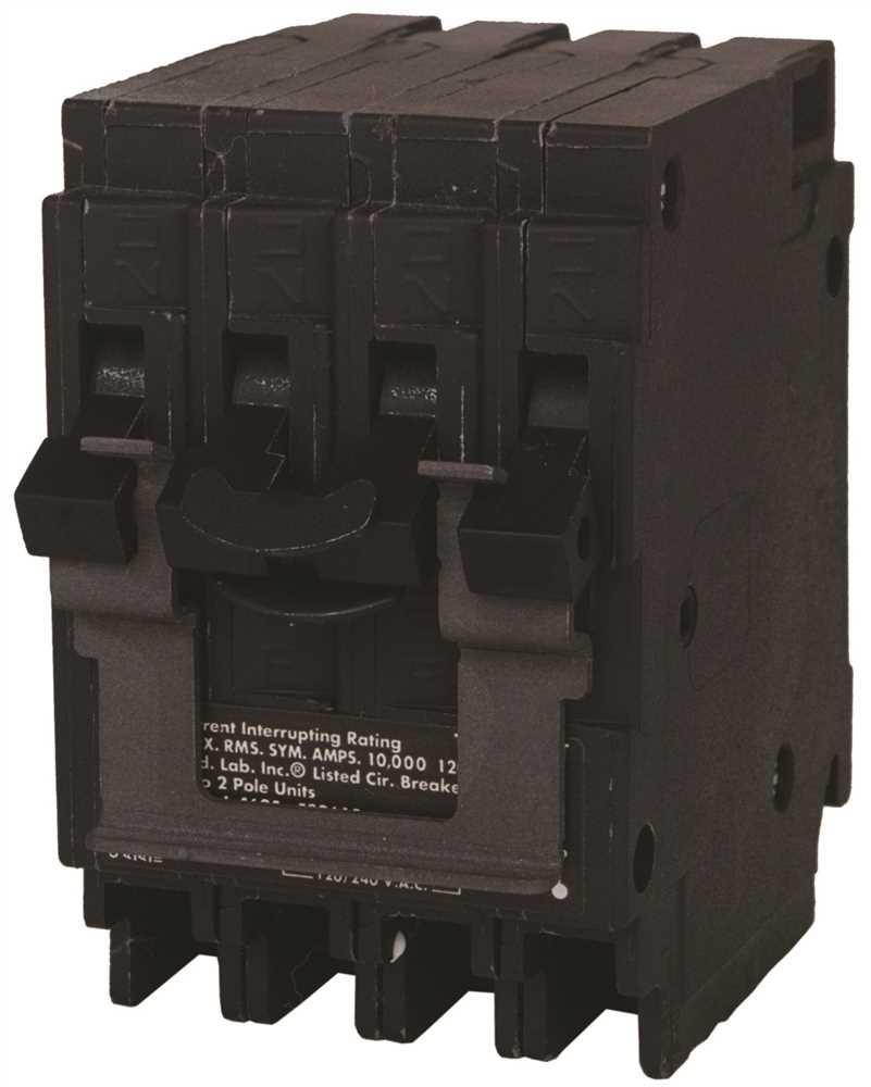 quadplex two double pole 30 amp outside two double pole 20 amp inside circuit breaker