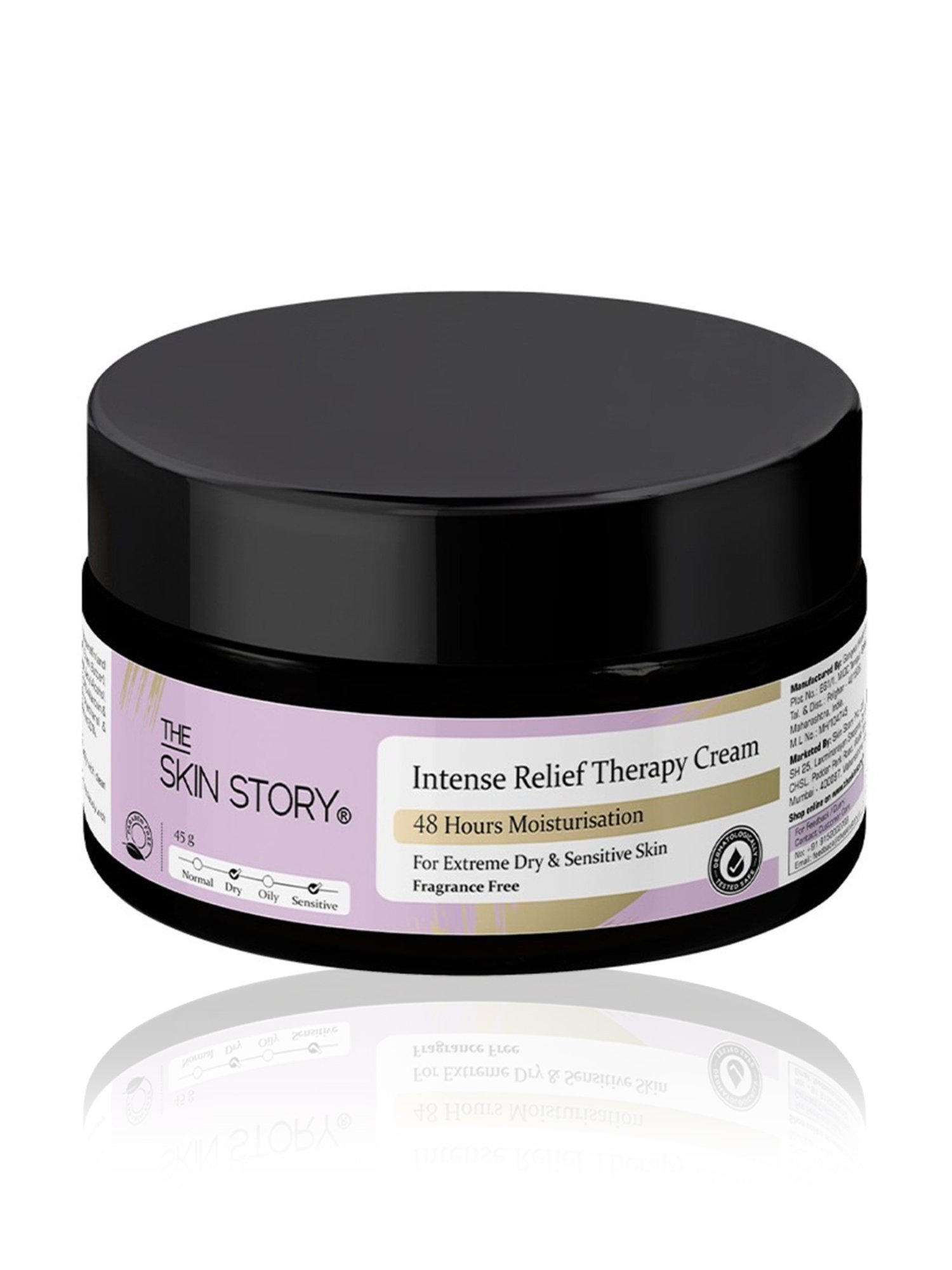 The Skin Story Intense Relief Therapy Cream for Extreme Dry & Sensitive Skin - 45 gm