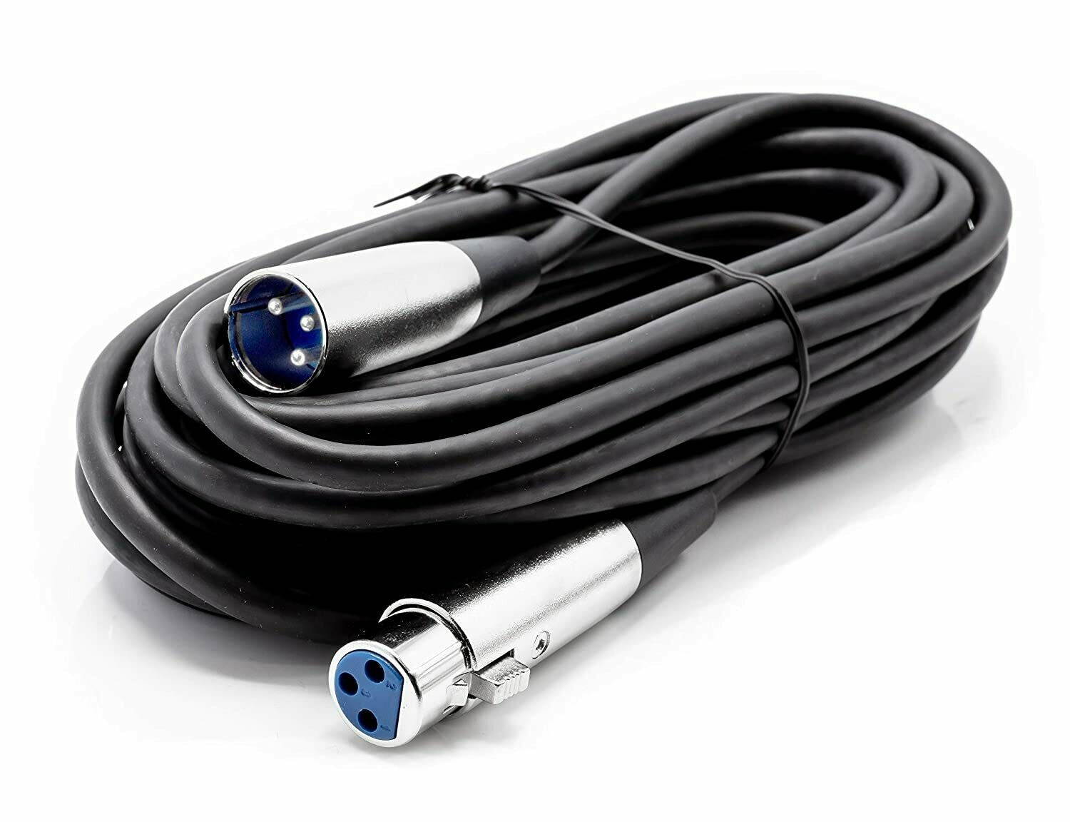 Extension Cable for Microphone - XLR Male to XLR Female Cable - 3P, 50 feet x3