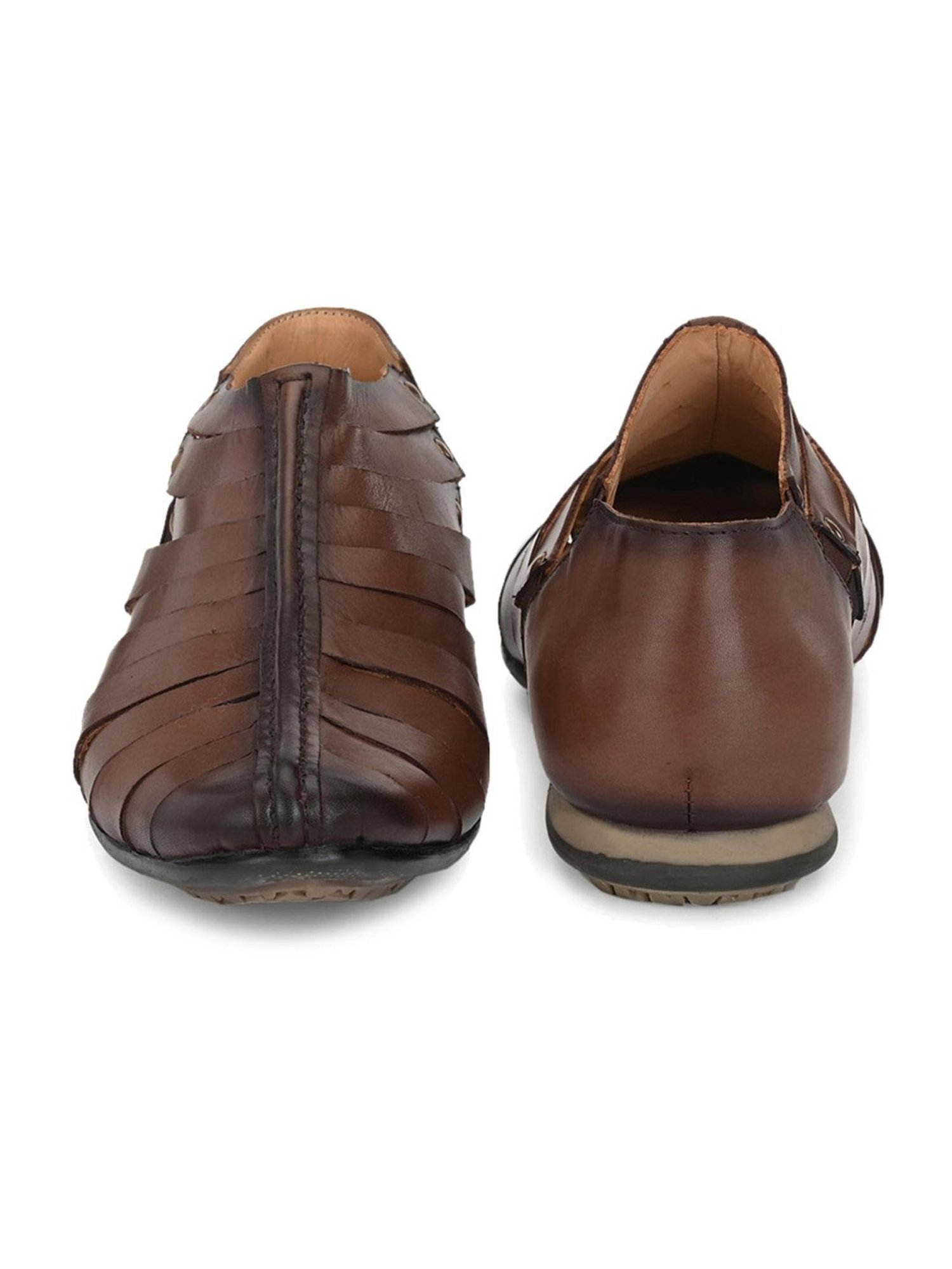 Hitz Men's Brown Casual Slip-ons