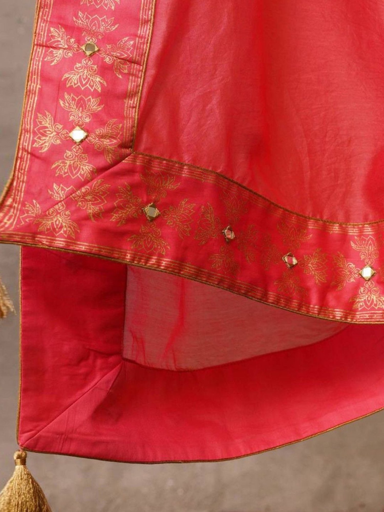 Akiso Coral Parv Chanderi Dupatta