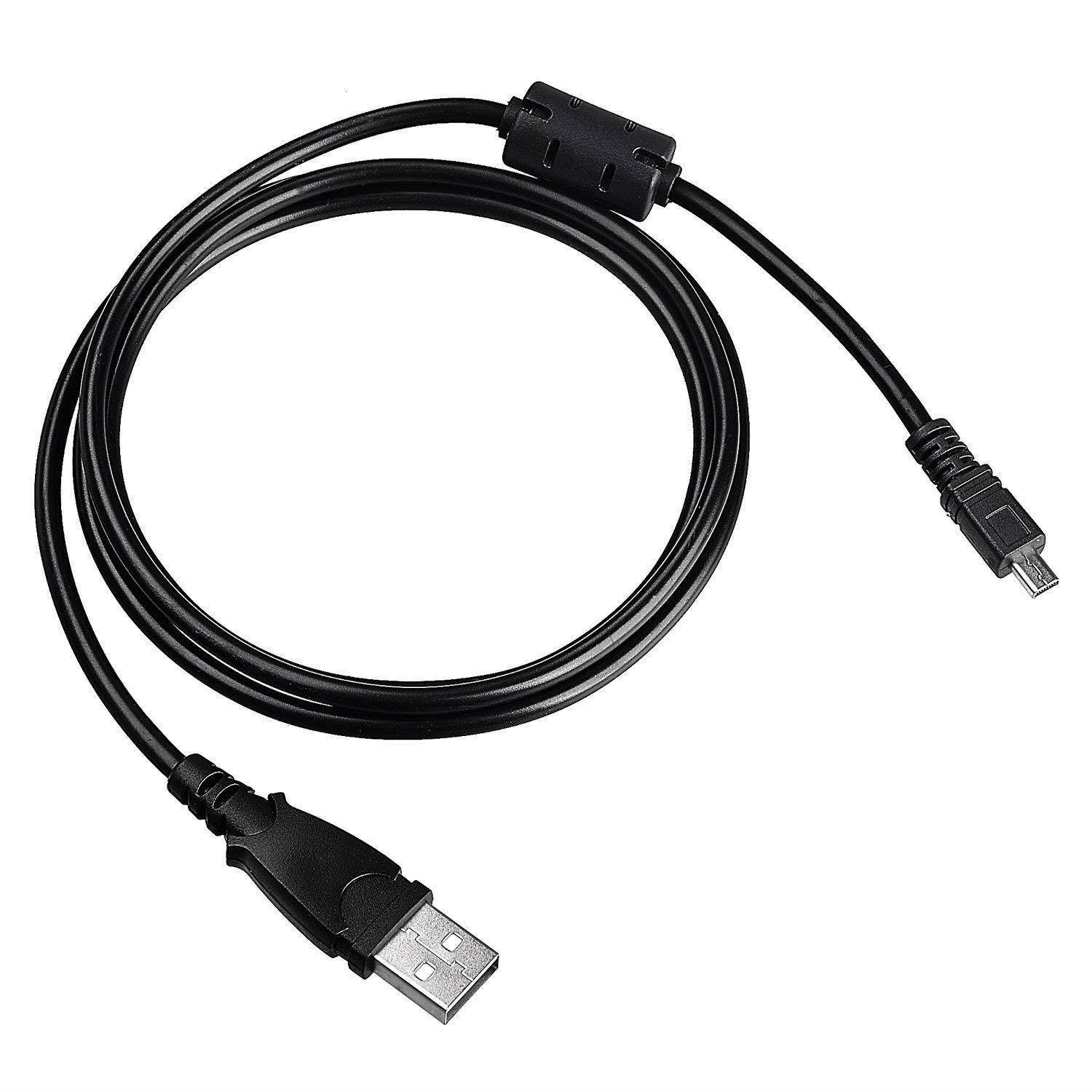 MaxLLTo Nikon Coolpix S800/c USB Cable, Extra Long 5ft 2in1 USB Data SYNC-Charge Charging Cable Cord for Nikon Coolpix S800/c Camera