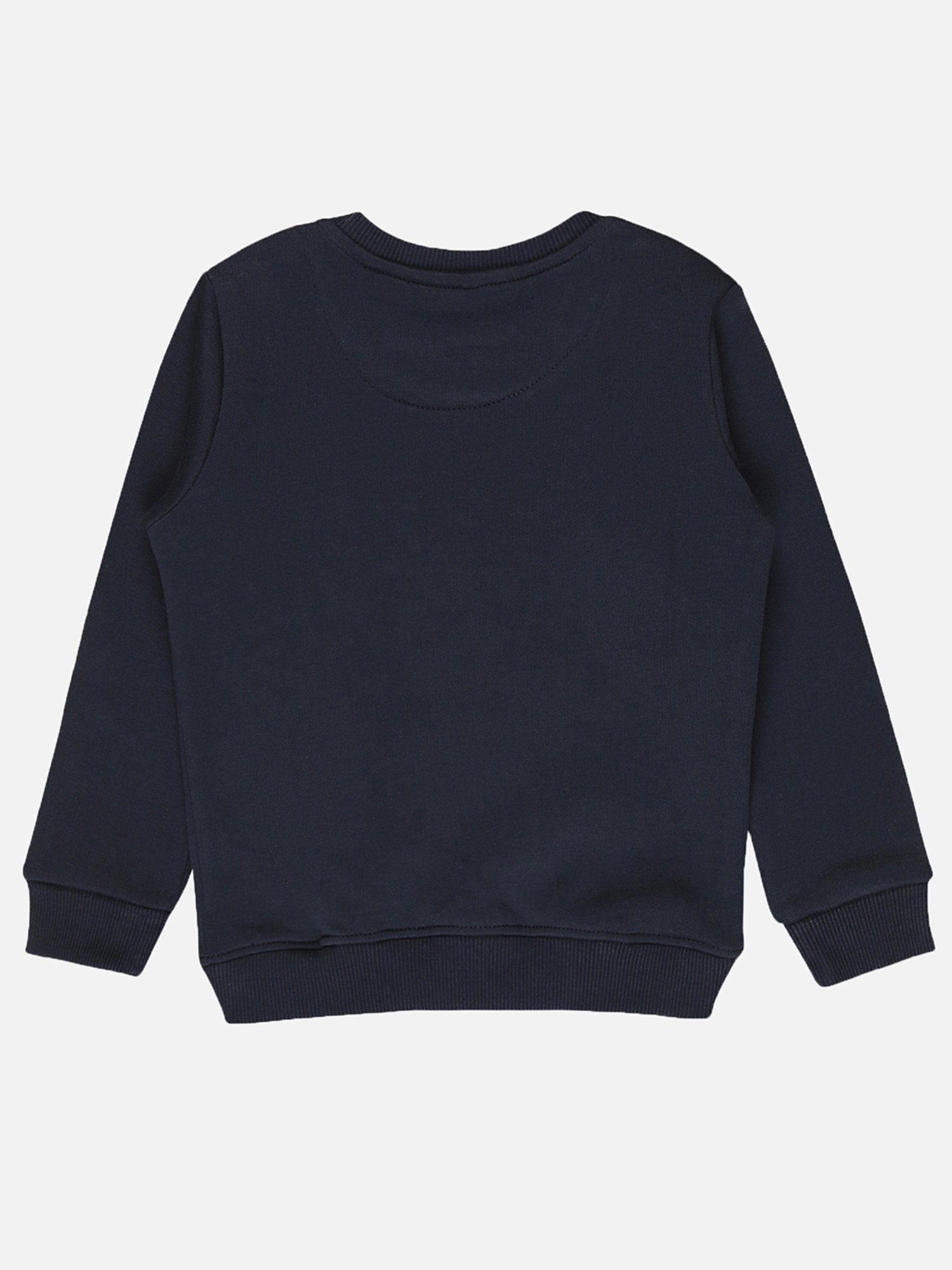Bodycare Kids Navy Embellished Full Sleeves Sweatshirt