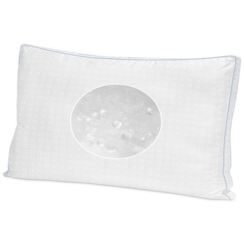 Downlite Soft White Goose Down Hypoallergenic Pillow &ndash; Perfect for Stomach Sleepers Standard