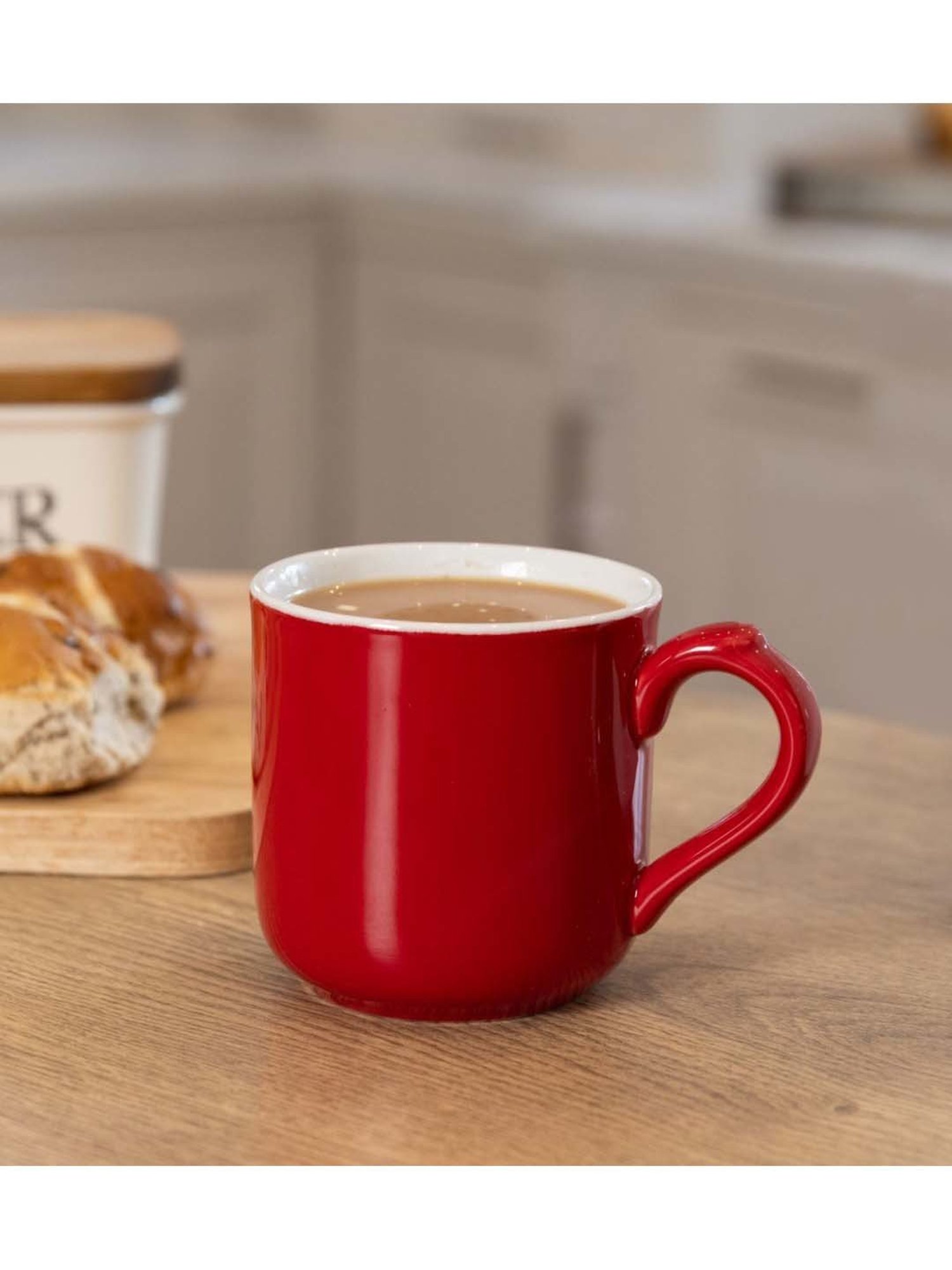 London Pottery Farmhouse Red Stoneware Tagged Mug (0.25 L)