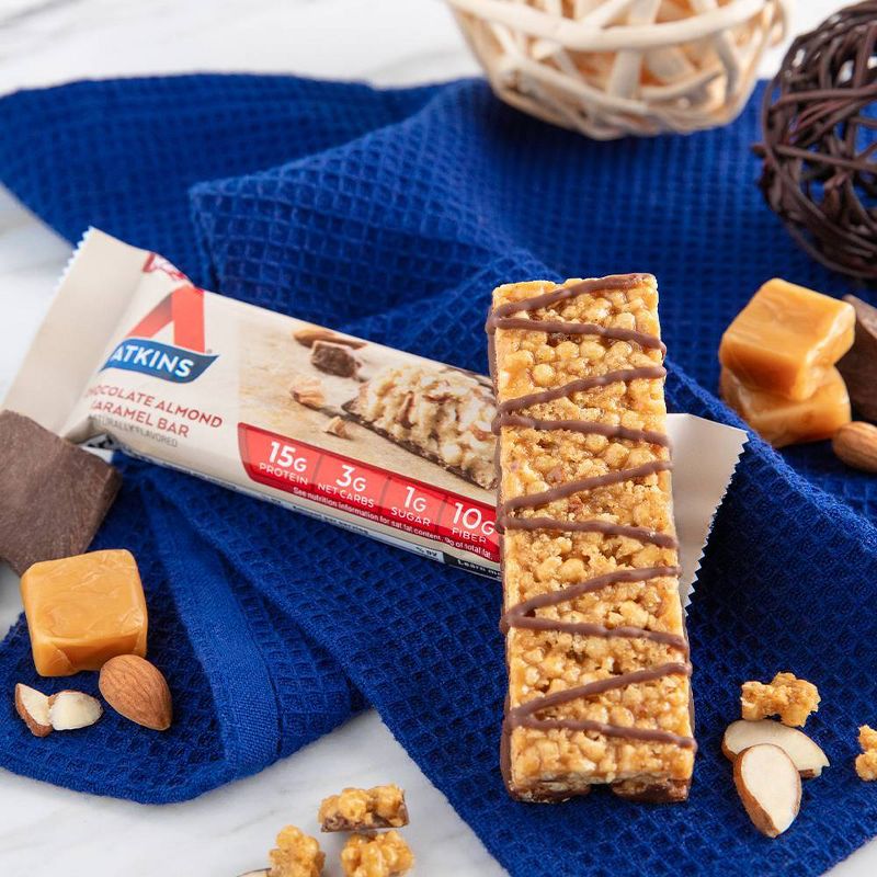 Atkins Almond Caramel Meal Bars - 8ct