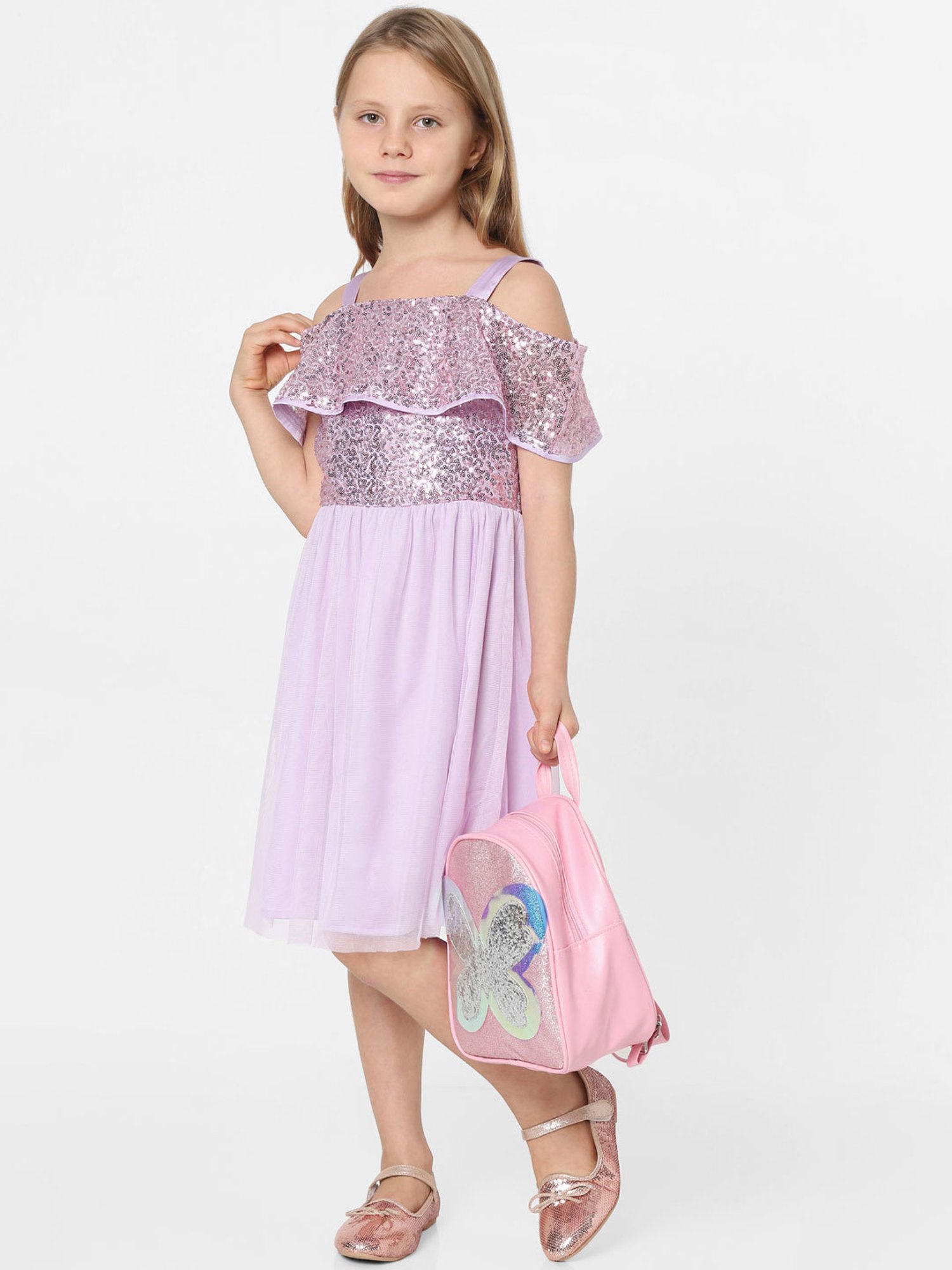 KIDS ONLY Lilac Embellished Dress