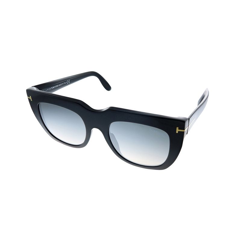 Tom Ford TF 687 01C Womens Square Sunglasses Black 51mm