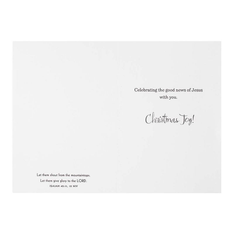 14ct Go Tell it on the Mountain Christmas Greeting Cards - Dayspring