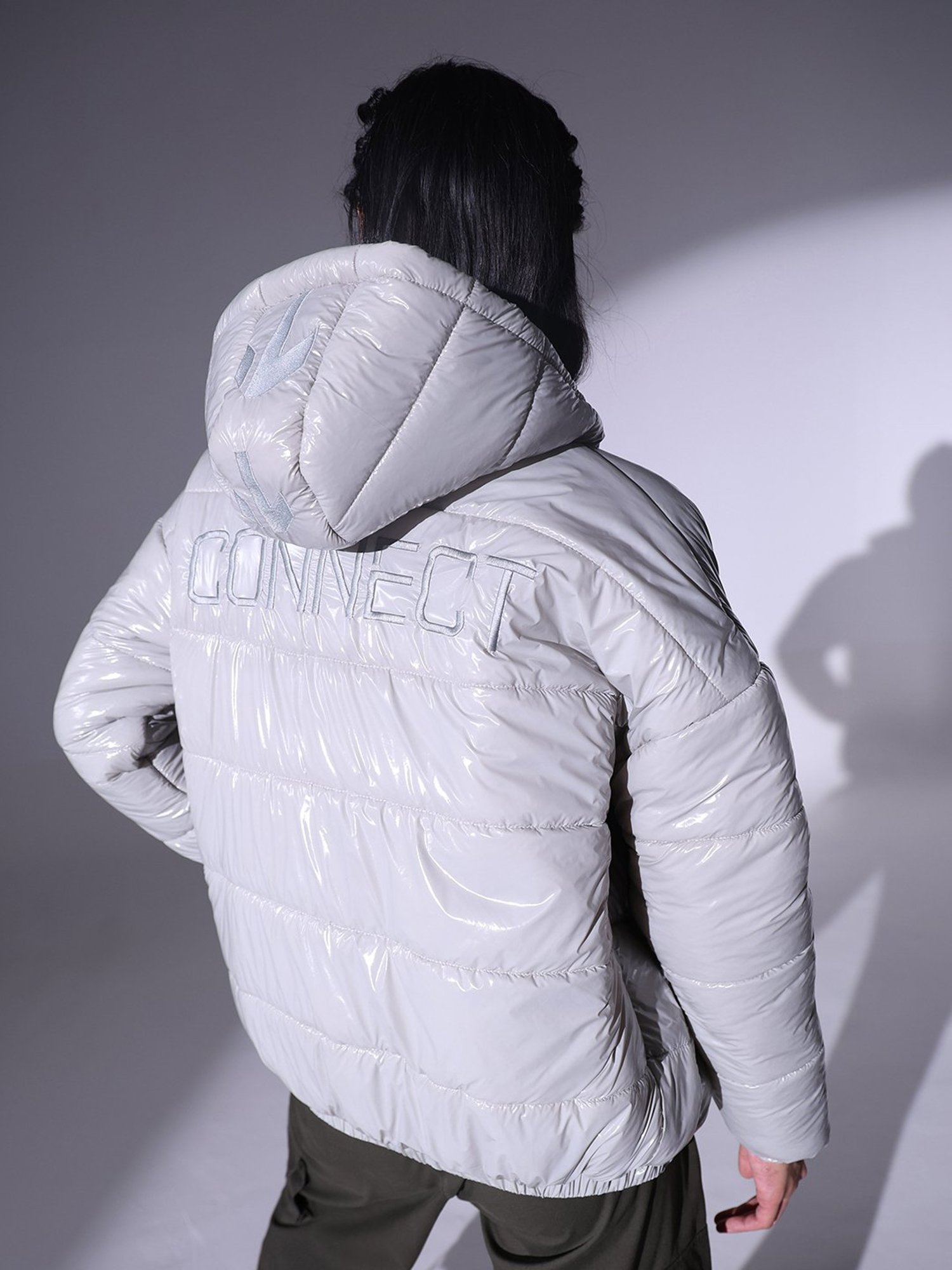 Hubberholme Grey Relaxed Fit Puffer Jacket